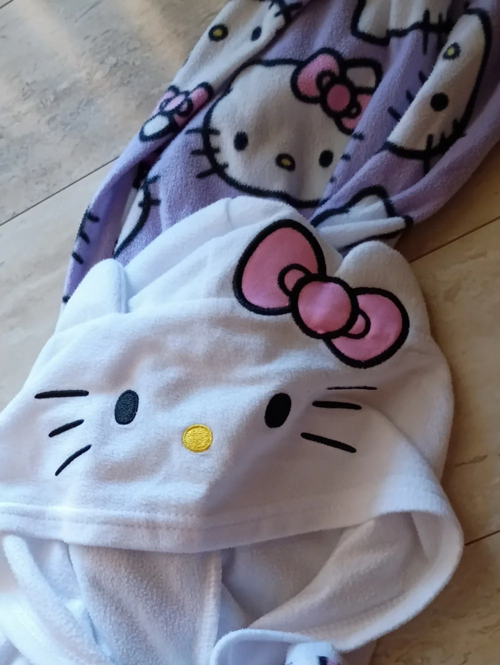 Hello Kitty Hooded Fleece Pajama Onesie
